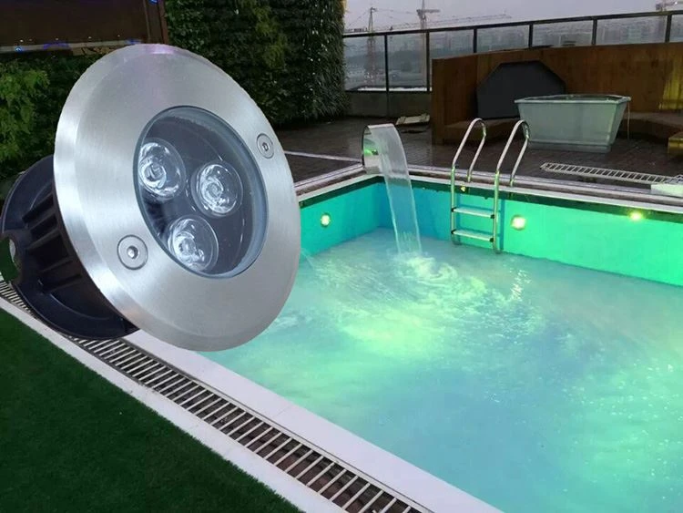 LED DMX IN GROUND swimming pool LIGHT